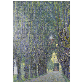 Darstellung des Puzzle Motivs Gustav Klimt's Allee at Schloss Kammer (1910) - Puzzleteile: 200
