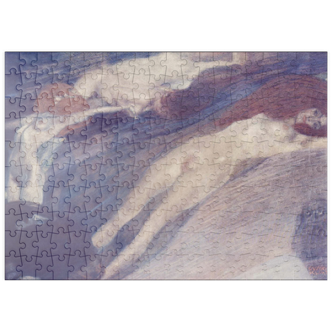 puzzleplate Gustav Klimt's Bewegte Wasser (1898) 200 Puzzle