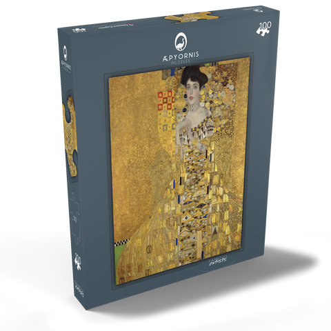 Gustav Klimt's Portrait of Adele Bloch-Bauer I (1907) 100 Puzzle Schachtel Ansicht2