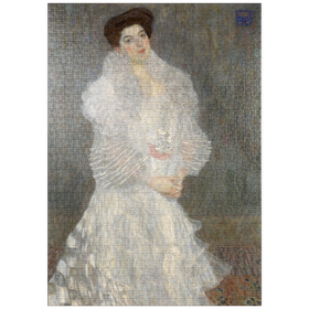 Darstellung des Puzzle-Motivs Gustav Klimt's Portrait of Hermine Gallia (1904) – Puzzleteile: 1000