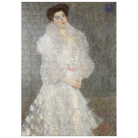 Darstellung des Puzzle Motivs Gustav Klimt's Portrait of Hermine Gallia (1904) - Puzzleteile: 200