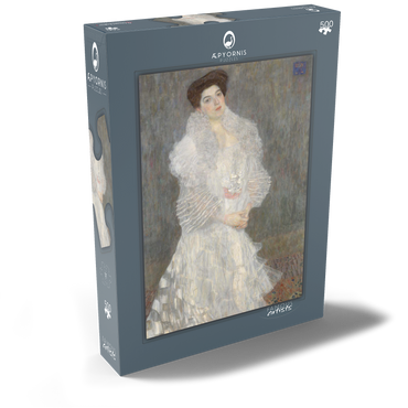 Gustav Klimt's Portrait of Hermine Gallia (1904) 500 Puzzle Schachtel Ansicht2