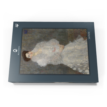 Gustav Klimt's Portrait of Hermine Gallia (1904) 500 Puzzle Schachtel Ansicht3