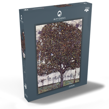 Gustav Klimt's Der Apfelbaum (1916) 100 Puzzle Schachtel Ansicht2