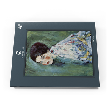 Gustav Klimt's Porträt einer Dame (1916–1917) 100 Puzzle Schachtel Ansicht3