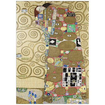 puzzleplate Gustav Klimt's Fulfillment (1910–1911) 1000 Puzzle