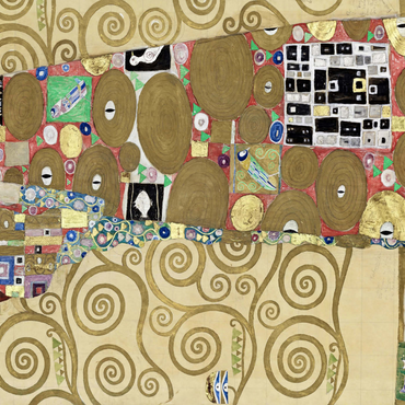 Gustav Klimt's Fulfillment (1910–1911) 1000 Puzzle 3D Modell