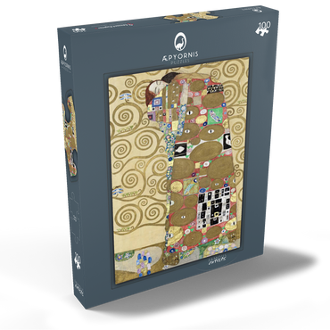 Gustav Klimt's Fulfillment (1910–1911) 100 Puzzle Schachtel Ansicht2