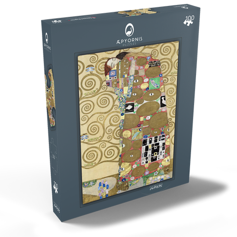 Gustav Klimt's Fulfillment (1910–1911) 100 Puzzle Schachtel Ansicht2
