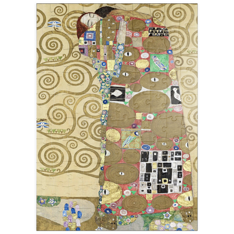 puzzleplate Gustav Klimt's Fulfillment (1910–1911) 100 Puzzle