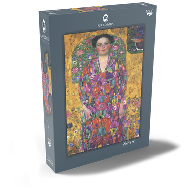 Gustav Klimt's Portrait of Eugenia Primavesi (1913) 1000 Puzzle Schachtel Ansicht2