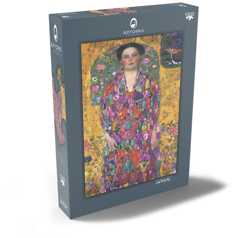 Gustav Klimt's Portrait of Eugenia Primavesi (1913) 1000 Puzzle Schachtel Ansicht2