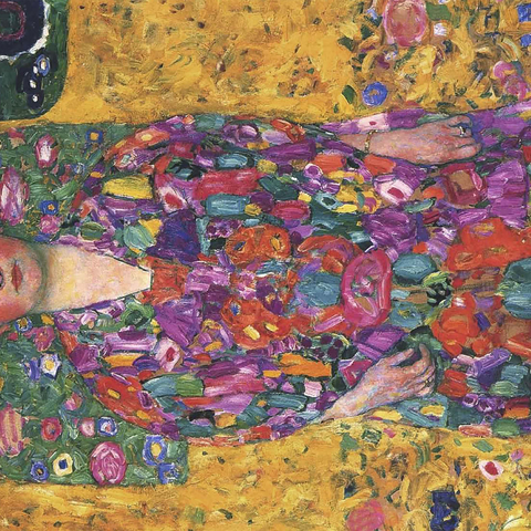 Gustav Klimt's Portrait of Eugenia Primavesi (1913) 1000 Puzzle 3D Modell