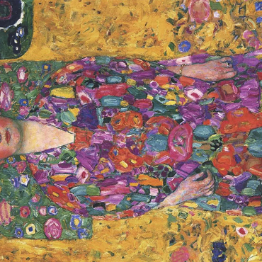 Gustav Klimt's Portrait of Eugenia Primavesi (1913) 100 Puzzle 3D Modell