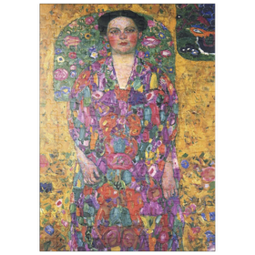 Darstellung des Puzzle Motivs Gustav Klimt's Portrait of Eugenia Primavesi (1913) - Puzzleteile: 200