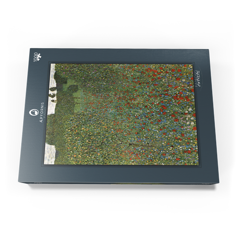 Gustav Klimt's Mohnfeld (1907) 1000 Puzzle Schachtel Ansicht3