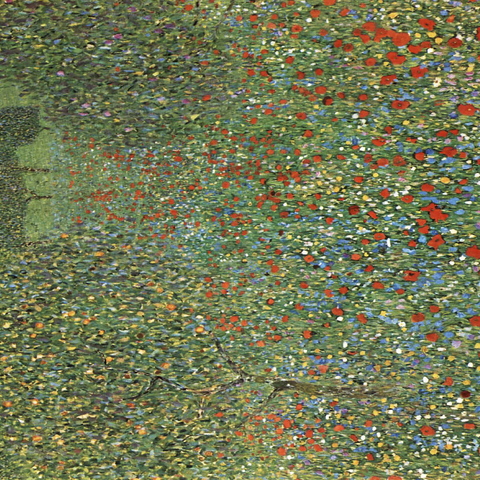 Gustav Klimt's Mohnfeld (1907) 1000 Puzzle 3D Modell
