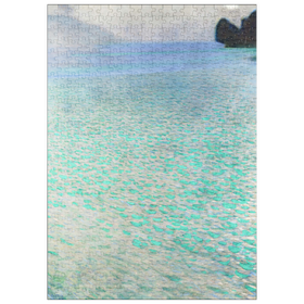 Darstellung des Puzzle Motivs Gustav Klimt's Attersee (1900) - Puzzleteile: 500