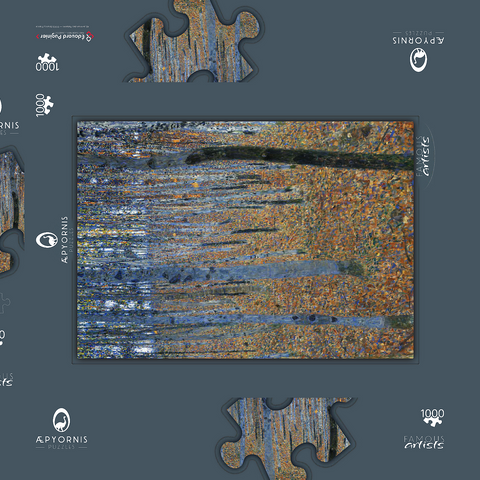 Gustav Klimt's Beech Grove I (1902) 1000 Puzzle Schachtel 3D Modell