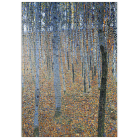 Darstellung des Puzzle Motivs Gustav Klimt's Beech Grove I (1902) - Puzzleteile: 200