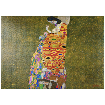 puzzleplate Gustav Klimt's Hope II (1907-1908) 1000 Puzzle