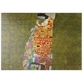 Darstellung des Puzzle Motivs Gustav Klimt's Hope II (1907-1908) - Puzzleteile: 100