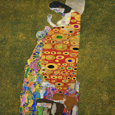 Gustav Klimt's Hope II (1907-1908) 100 Puzzle 3D Modell