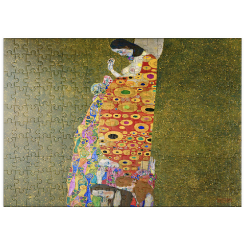 puzzleplate Gustav Klimt's Hope II (1907-1908) 200 Puzzle