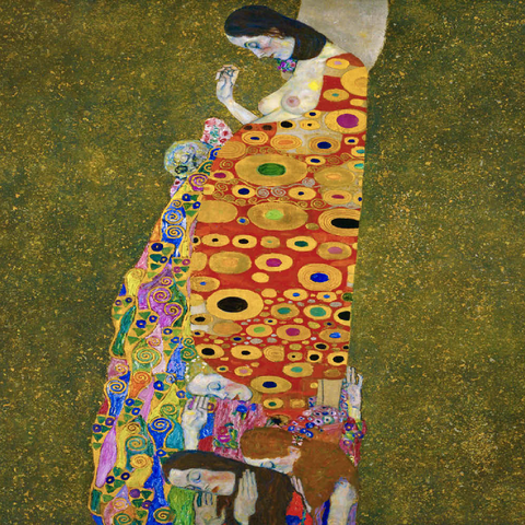 Gustav Klimt's Hope II (1907-1908) 200 Puzzle 3D Modell