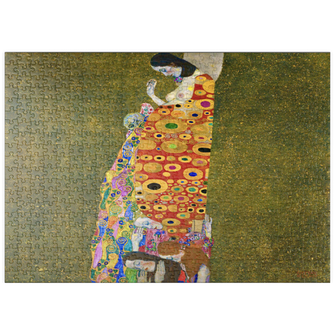 puzzleplate Gustav Klimt's Hope II (1907-1908) 500 Puzzle