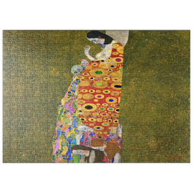 Darstellung des Puzzle Motivs Gustav Klimt's Hope II (1907-1908) - Puzzleteile: 500