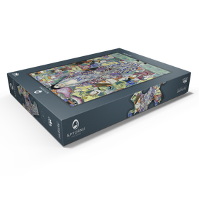 Alternative Darstellung des Puzzle-Motivs Gustav Klimt's Portrait of Friederike Maria Beer (1916) – Puzzleteile: 1000