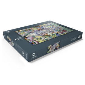 Darstellung des Puzzle Motivs Gustav Klimt's Portrait of Friederike Maria Beer (1916) - Puzzleteile: 200