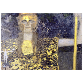 Darstellung des Puzzle Motivs Gustav Klimt's Pallas Athena (1898) - Puzzleteile: 200