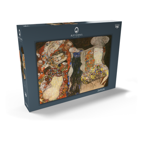 Gustav Klimt's The Bride (1917–1918) 1000 Puzzle Schachtel Ansicht2