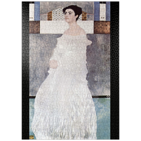 Darstellung des Puzzle-Motivs Gustav Klimt's Portrait of Margaret Stonborough-Wittgenstein (1905) – Puzzleteile: 1000