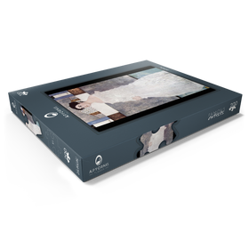 Darstellung des Puzzle Motivs Gustav Klimt's Portrait of Margaret Stonborough-Wittgenstein (1905) - Puzzleteile: 200