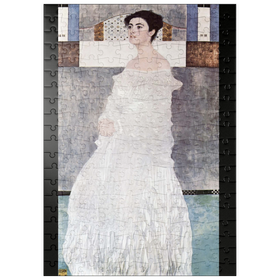 Darstellung des Puzzle Motivs Gustav Klimt's Portrait of Margaret Stonborough-Wittgenstein (1905) - Puzzleteile: 200