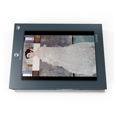 Gustav Klimt's Portrait of Margaret Stonborough-Wittgenstein (1905) 500 Puzzle Schachtel Ansicht3