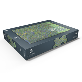 Darstellung des Puzzle Motivs Gustav Klimt's Rosebushes under the Trees (1905) - Puzzleteile: 500