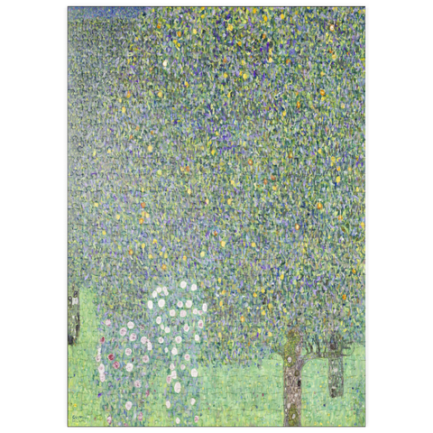 puzzleplate Gustav Klimt's Rosebushes under the Trees (1905) 500 Puzzle