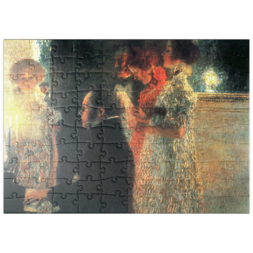 puzzleplate Gustav Klimt's Schubert at the Piano II (1899) 100 Puzzle