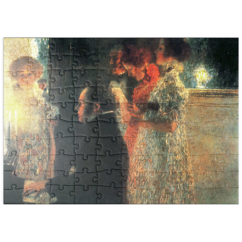puzzleplate Gustav Klimt's Schubert at the Piano II (1899) 100 Puzzle