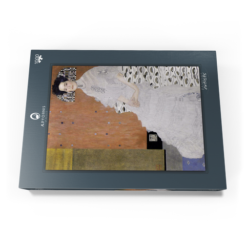 Gustav Klimt's Bildnis Fritza Riedler (1906) 1000 Puzzle Schachtel Ansicht3