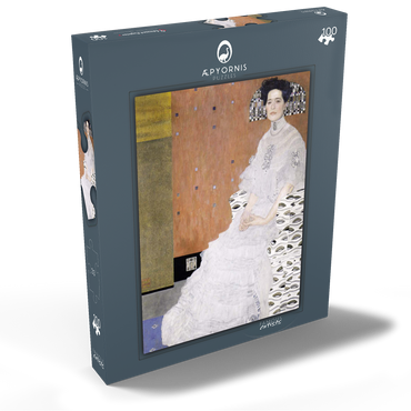 Gustav Klimt's Bildnis Fritza Riedler (1906) 100 Puzzle Schachtel Ansicht2