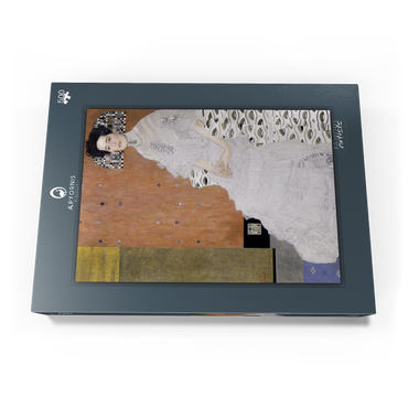 Gustav Klimt's Bildnis Fritza Riedler (1906) 500 Puzzle Schachtel Ansicht3