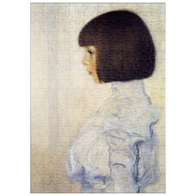 Darstellung des Puzzle Motivs Gustav Klimt's Portrait of Helene Klimt (1898) - Puzzleteile: 200