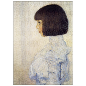 Darstellung des Puzzle Motivs Gustav Klimt's Portrait of Helene Klimt (1898) - Puzzleteile: 500