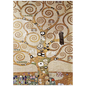 Darstellung des Puzzle-Motivs Gustav Klimt's L'Arbre de Vie (1905-1909) – Puzzleteile: 1000