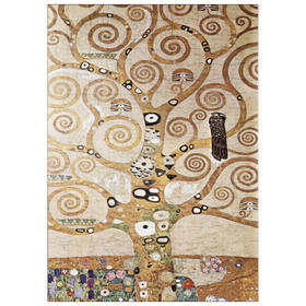 Darstellung des Puzzle Motivs Gustav Klimt's L'Arbre de Vie (1905-1909) - Puzzleteile: 200